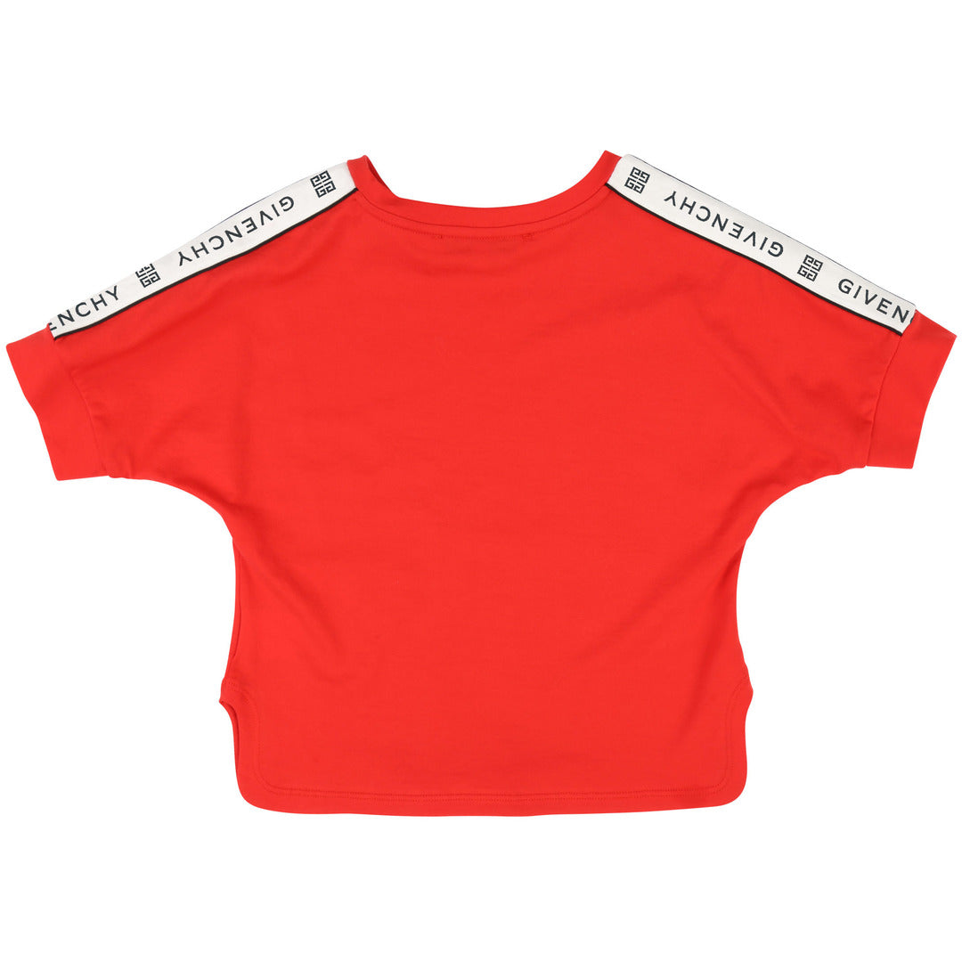 GIVENCHY-T-SHIRT-H15088-991 BRIGHT RED