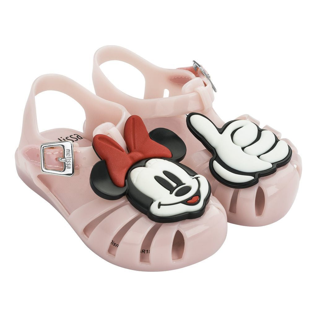 mini-melissa-Pink Mini Aranha & Mickey & Friends BB Sandals-32499-50552