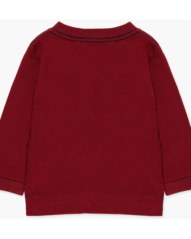 boboli-maroon-knit-t-shirt-318013-3640