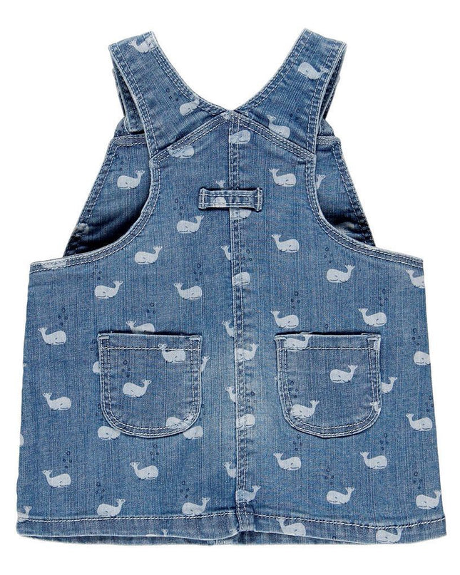 BOBOLI-DENIM OVERALL DRESS-109099-9243 PRINT