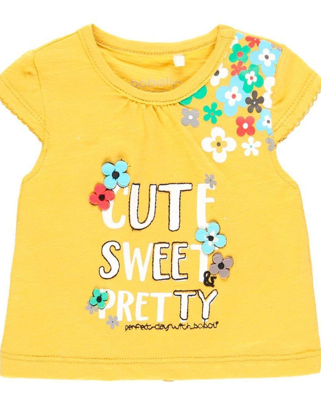 BOBOLI-T-SHIRT-129013-1135 MIMOSA