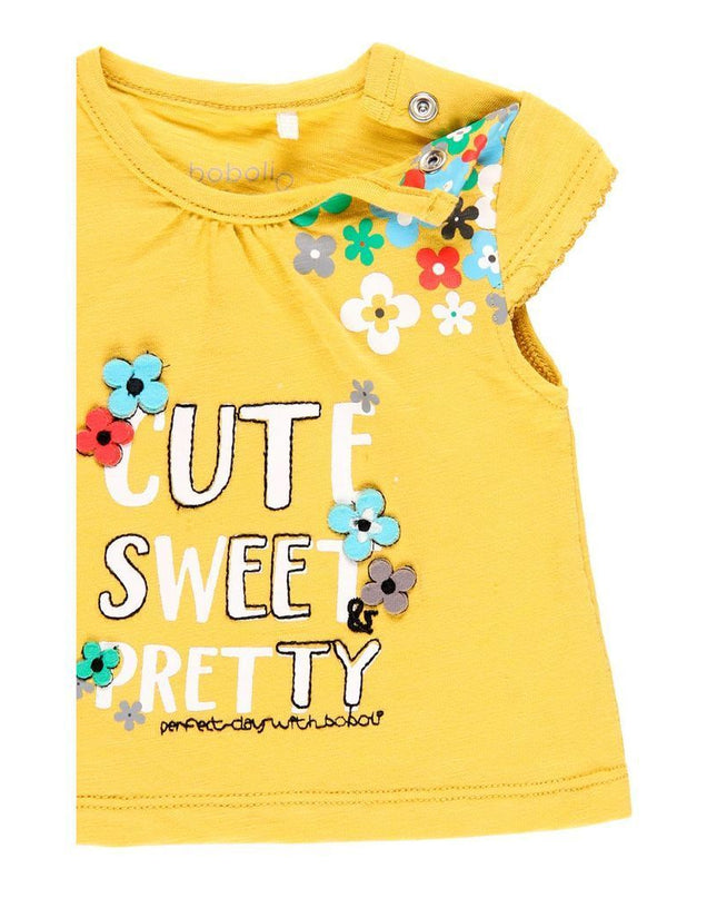 BOBOLI-T-SHIRT-129013-1135 MIMOSA