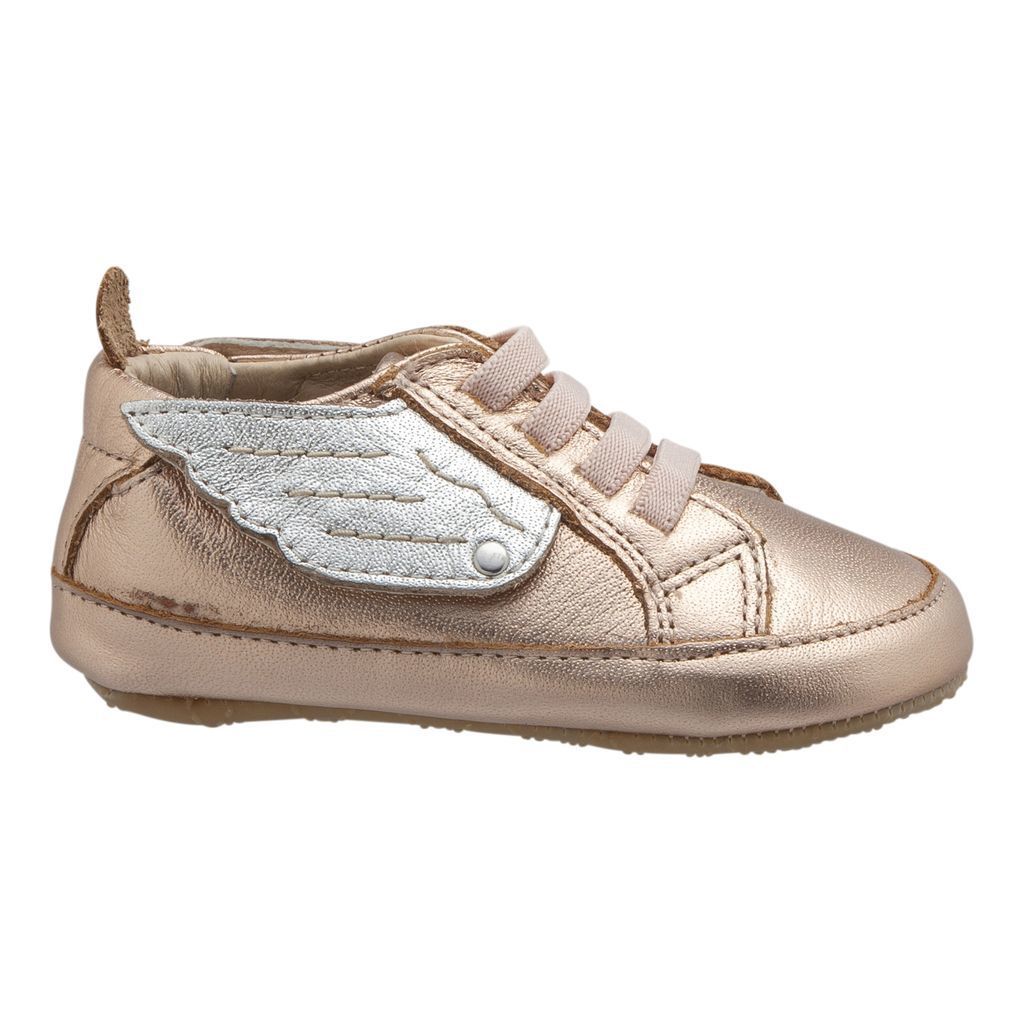 old-soles-copper-silver-bambini-wing-shoes-121r