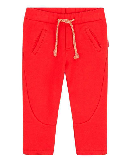 RED SOLID SWEATPANTS