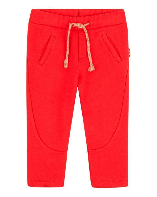 RED SOLID SWEATPANTS