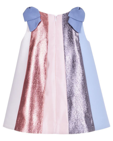 Rainbow Trapeze Dress & Bloomers