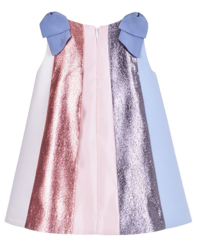 Rainbow Trapeze Dress & Bloomers
