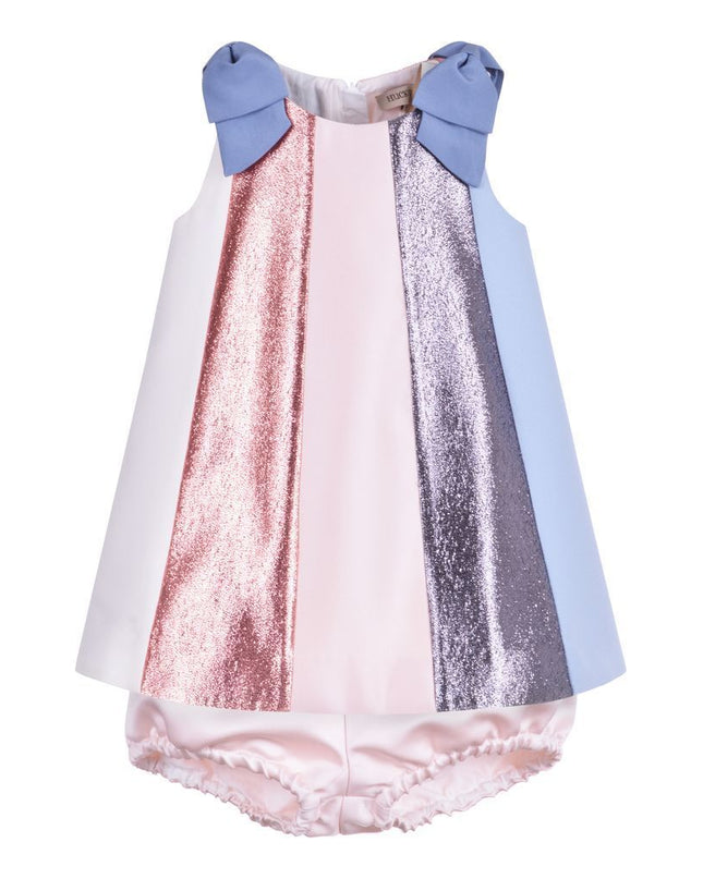 Rainbow Trapeze Dress & Bloomers