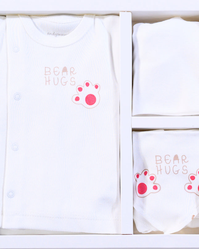 Ecru Bear Hugs 5 PC Homecoming Set