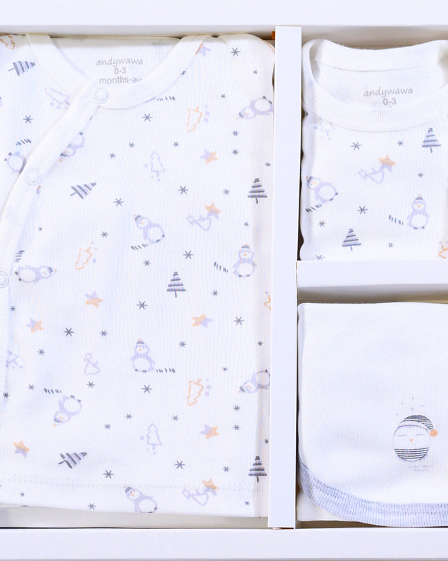 Ecru 5 PC Penguin Homecoming set