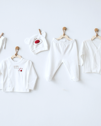 Ecru Bear Hugs 5 PC Homecoming Set