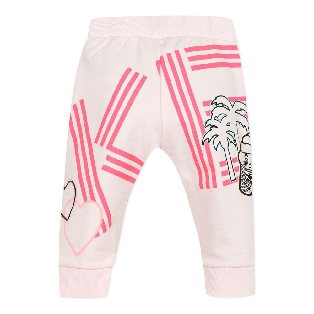 kenzo-kq23007-31-Light Pink Kenzo Print Trousers