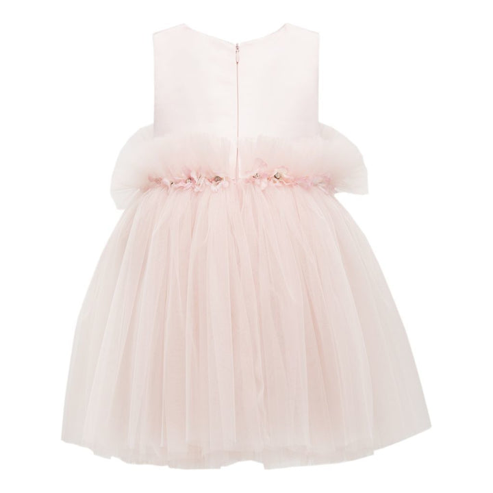 Pink Flower Tulle Dress