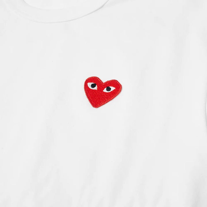 White Low Red Heart T-Shirt