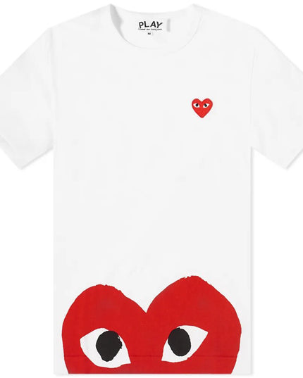 White Low Red Heart T-Shirt