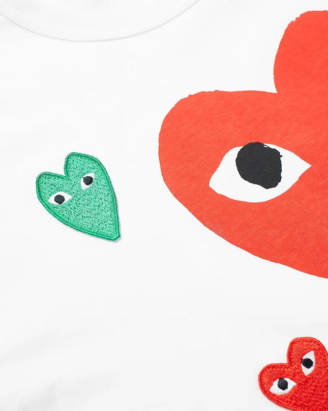 Red Colorful Hearts T-Shirt