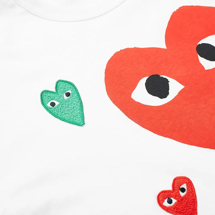 Red Colorful Hearts T-Shirt
