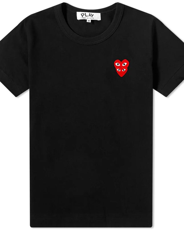 Black Double Hearts T-Shirt