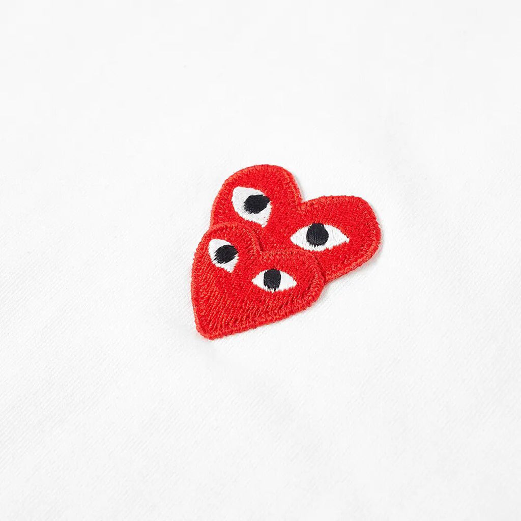 White Double Hearts T-Shirt