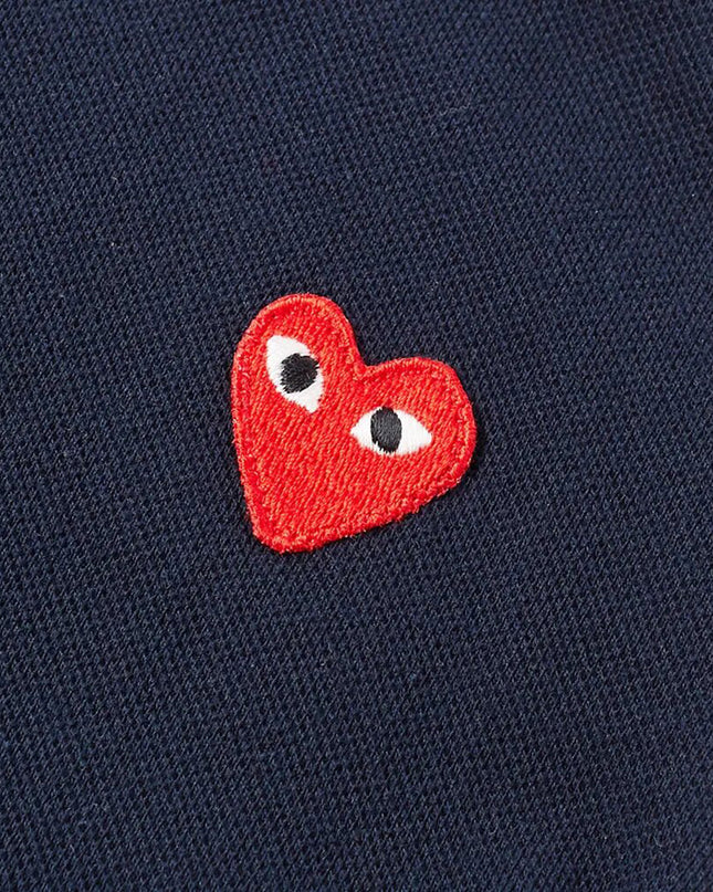 Navy Heart Polo