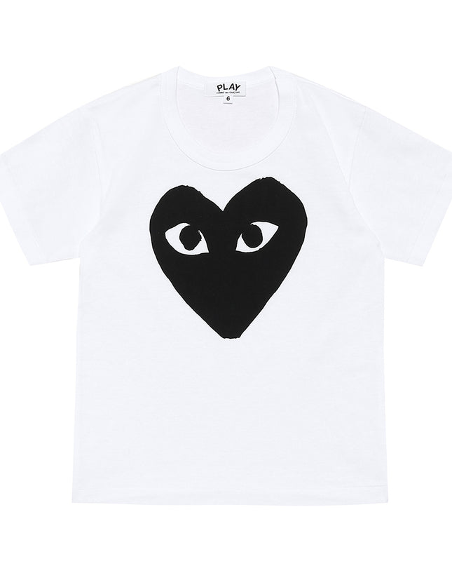 White Black Heart Eyes T-Shirt