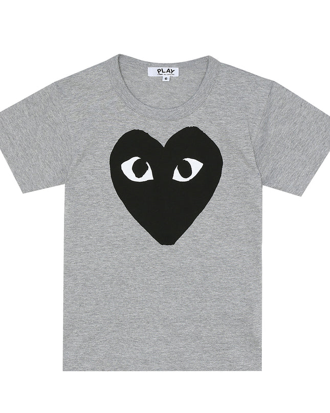 Gray Black Heart T-Shirt