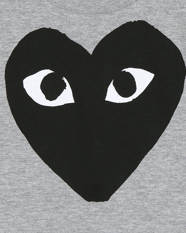 Gray Black Heart T-Shirt