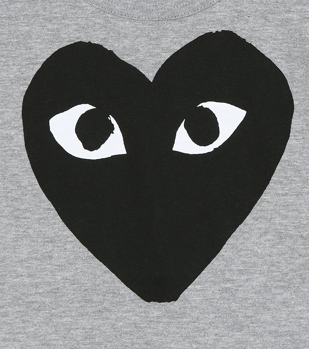 Gray Black Heart T-Shirt