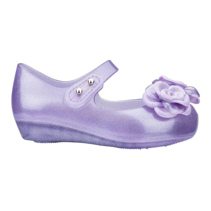 melissa-mini-Purple Flower Detail Sandal-32592-13545