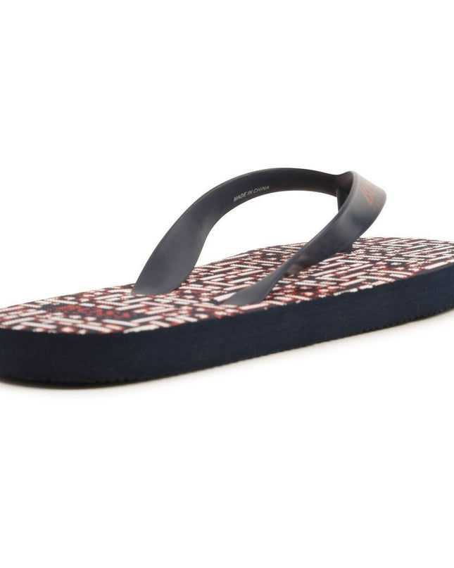 boss-Navy Logo Flip Flop-j29247-849
