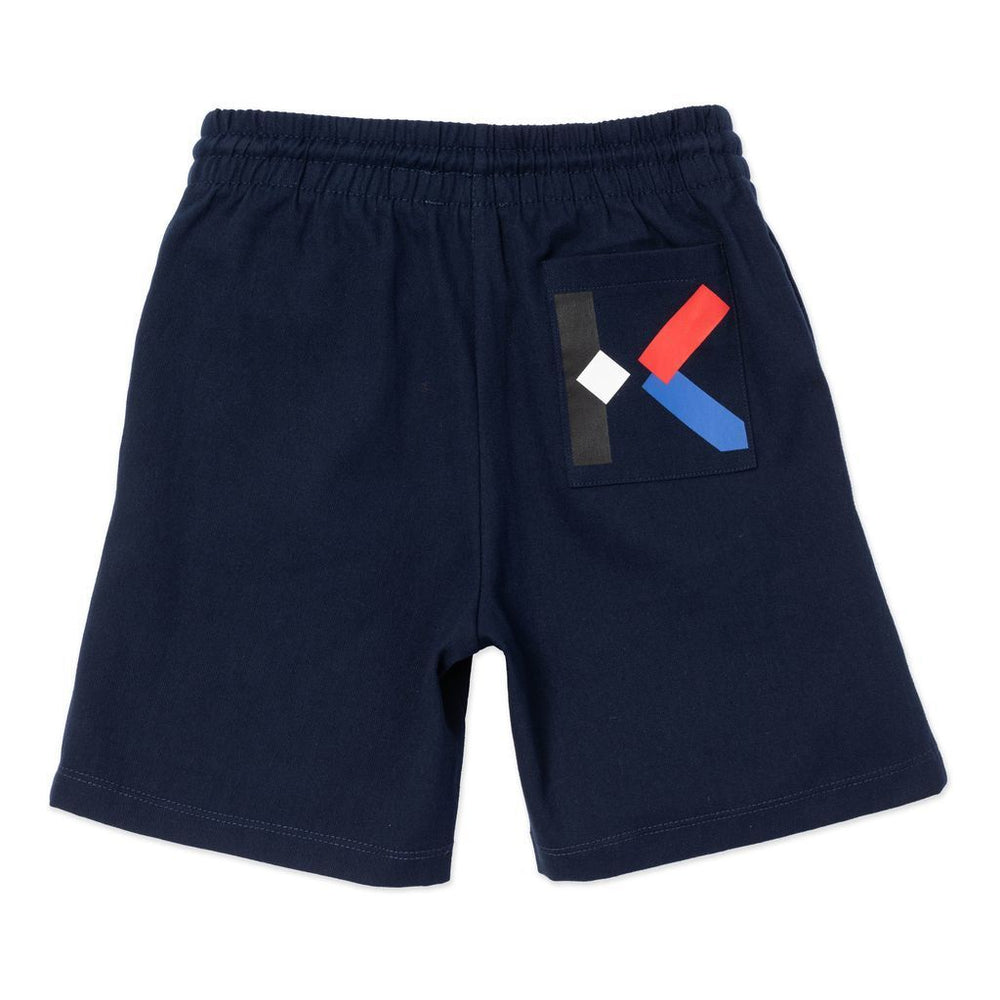 kenzo-Navy Bermuda Shorts-k24042-85t