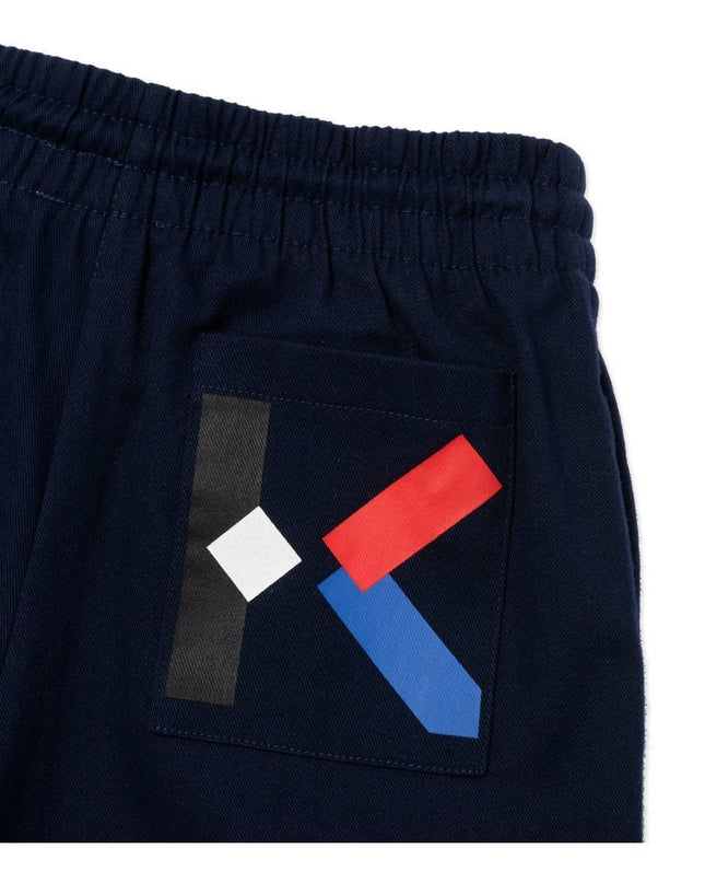 kenzo-Navy Bermuda Shorts-k24042-85t