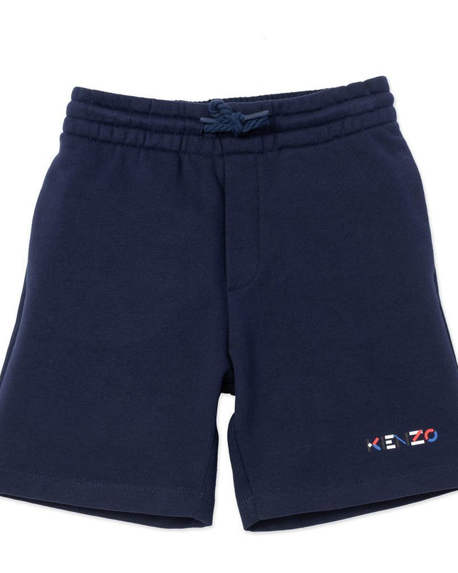 kenzo-Navy Bermuda Shorts-k24042-85t