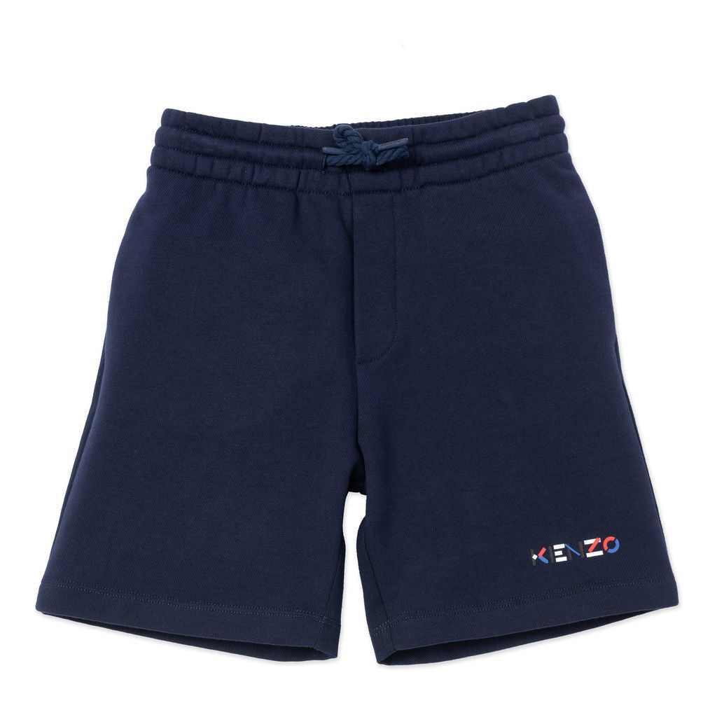 kenzo-Navy Bermuda Shorts-k24042-85t