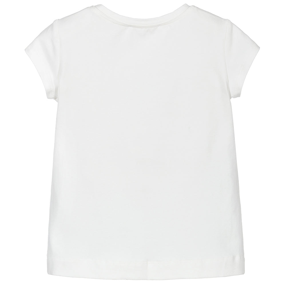 monnalisa-Girls White Floral T-Shirt-118603s8-8201-0001