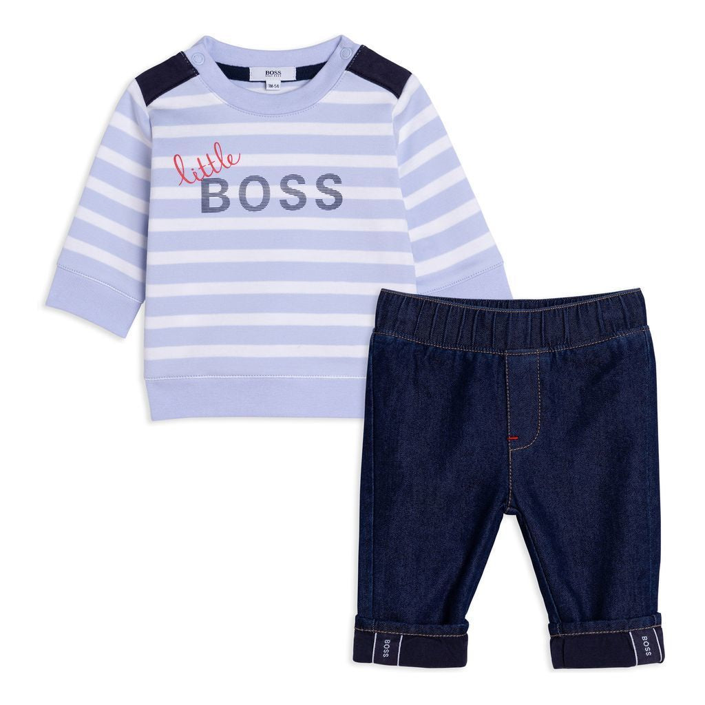 boss-Blue Sweater & Trouser-j9k069-771
