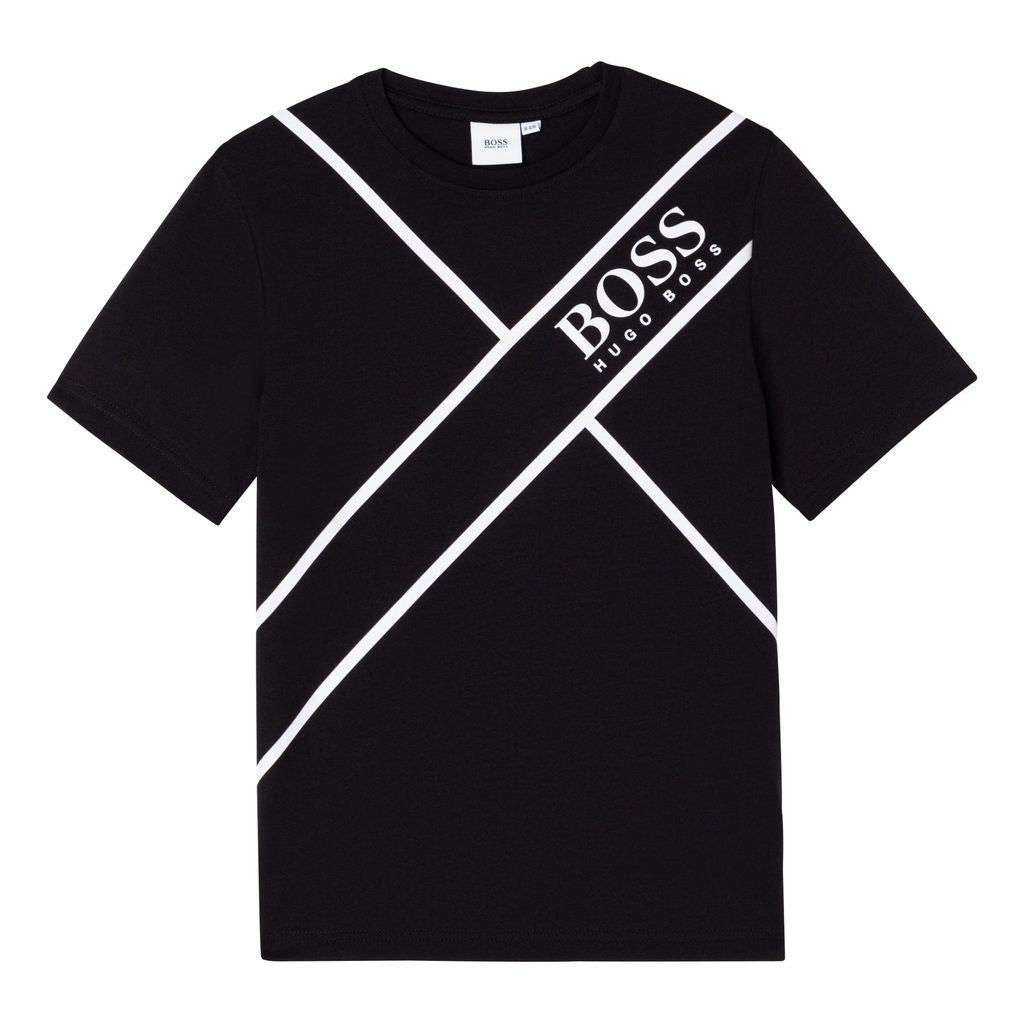 kids-atelier-boss-children-boy-black-diagonal-logo-t-shirt-j25l71-09b