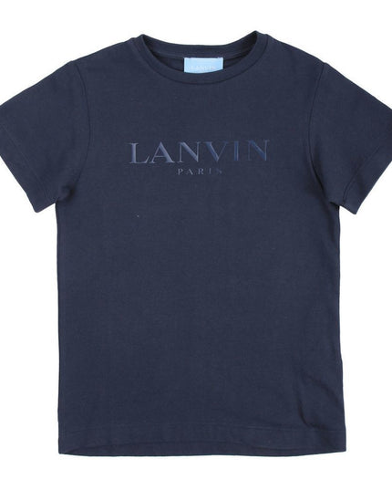 lanvin-Navy Logo T-Shirt-4i8001ib280622