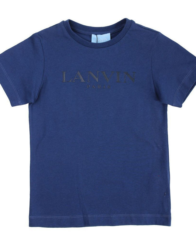lanvin-Navy Logo T-Shirt-4i8001ib280618