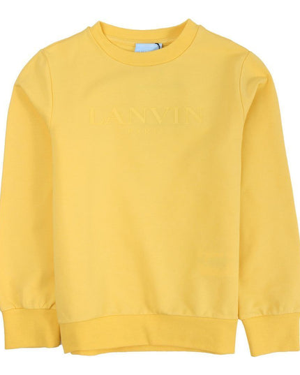 lanvin-Yellow Logo Sweatshirt-4i4000ib260202