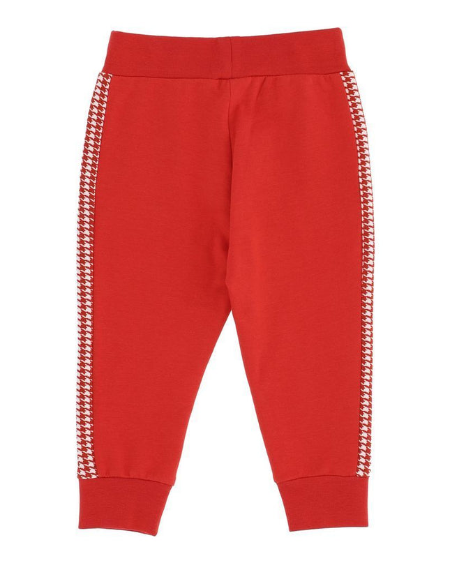 monnalisa-Red Cotton Trousers-398406rd-8018-0043