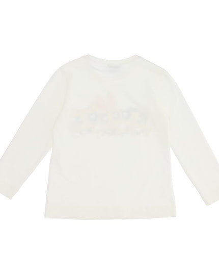 monnalisa-White Long Sleeve T-Shirt-8201-0001
