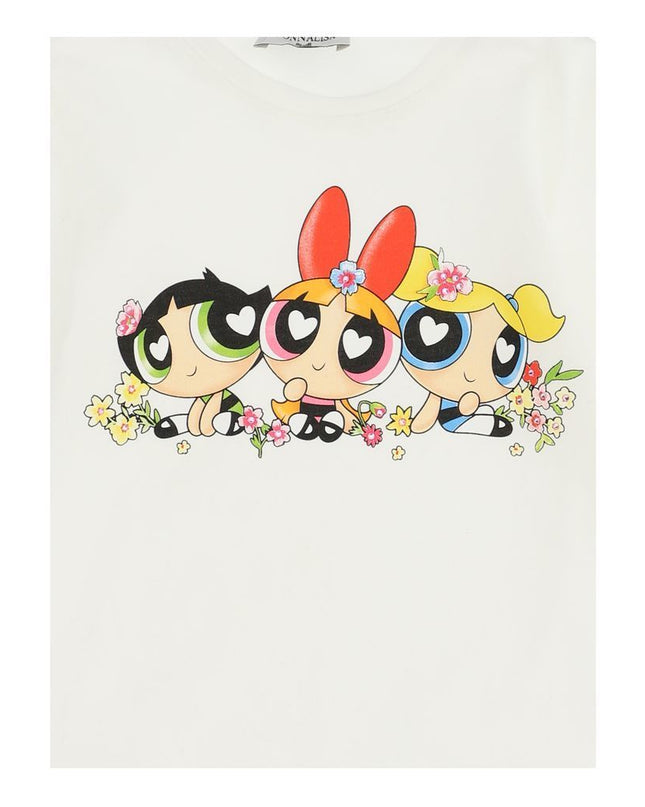 monnalisa-White Long Sleeve T-Shirt-8201-0001