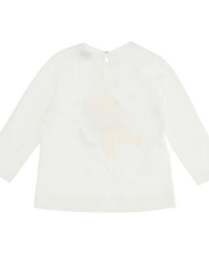 monnalisa-Winnie The Pooh White Long Sleeve T-Shirt-398614p6-8002-0001