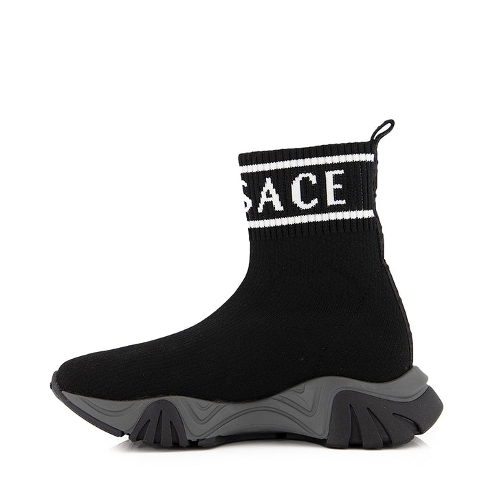versace-Versace Squalo High Top Sneakers-1000517-1a00459-5b040