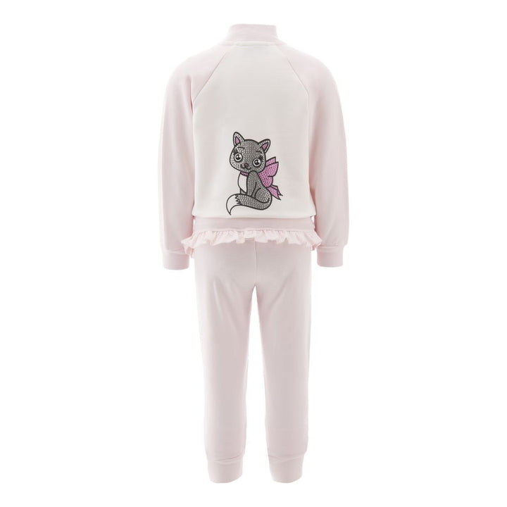 Pink Crystal Cat Tracksuit
