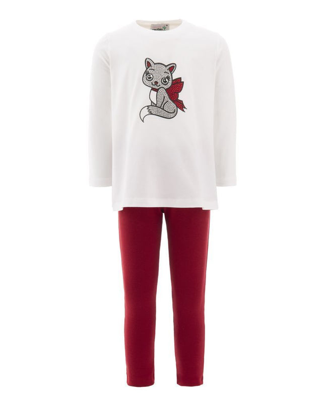 Red Crystal Cat Outfit Set