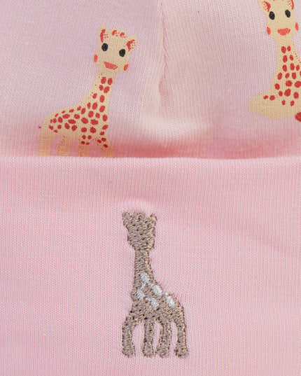 kids-atelier-sophie-la-girafe-pink-baby-girls-giraffe-printed-embroidery-cap-41006-808