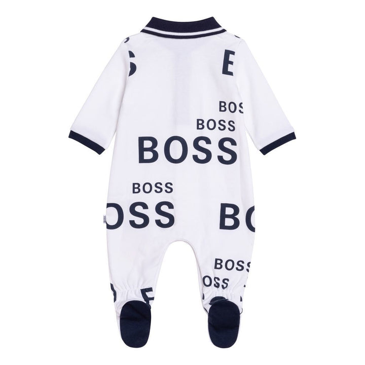 boss-White Pyjamas & Bib-j98335-10b