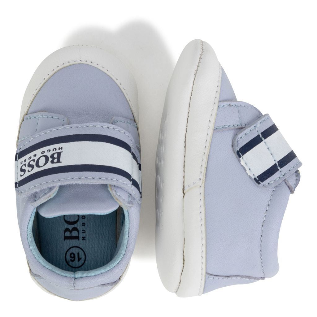 boss-Pale Blue Baby Shoes-j99100-771
